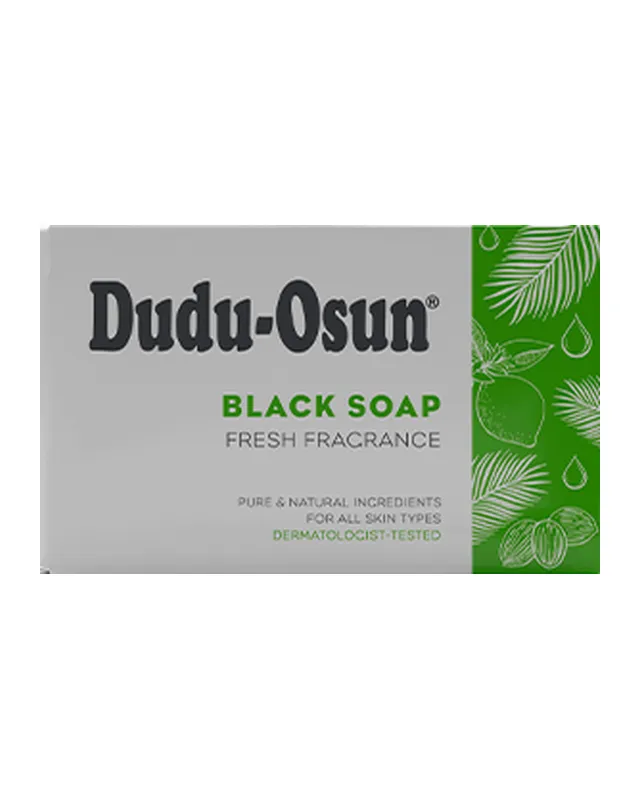 Dudu-Osun Black Soap — Fresh Fragrance, 150 g (brand product image)
